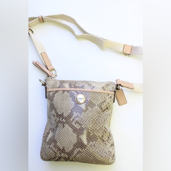 Coach cross body bag Genuine leather - Picture 1 of 11